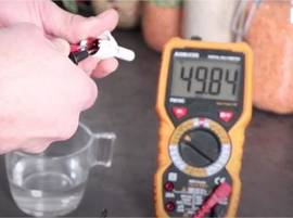 TESTA LA SONDA DI TEMPERATURA